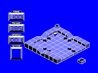 Spindizzy screenshot 2 for Amstrad CPC
